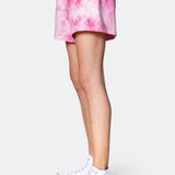 Tie Dye Womens Shorts Pink