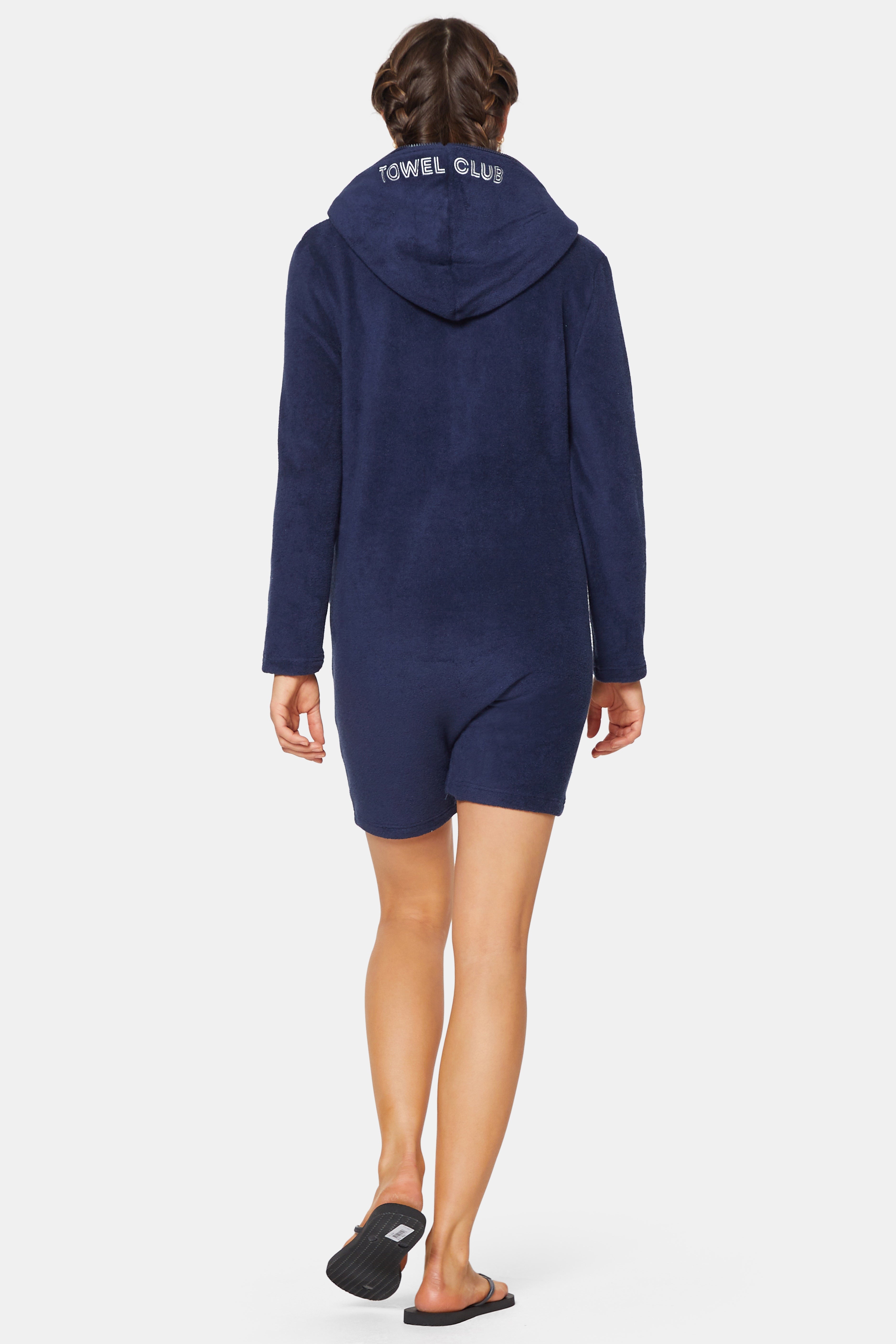 Towel Club X Onepiece Towel Jumpsuit Navy