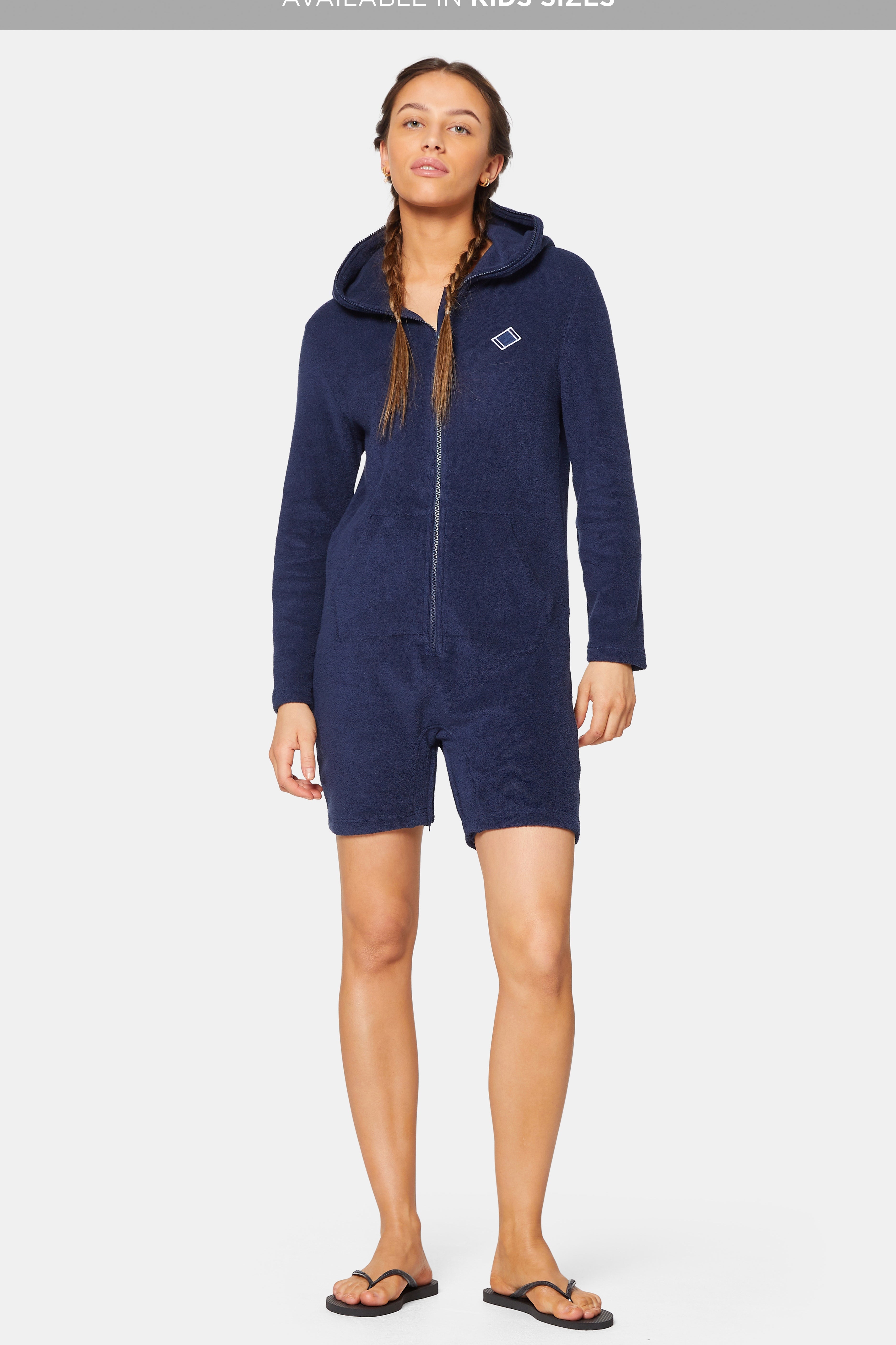 Towel Club X Onepiece Towel Jumpsuit Navy