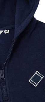 Towel Club Short Fitted Jumpsuit Navy