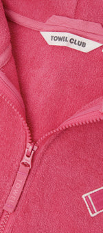 Towel Club Short Fitted Jumpsuit Dark Pink