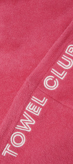 Towel Club Short Fitted Jumpsuit Dark Pink
