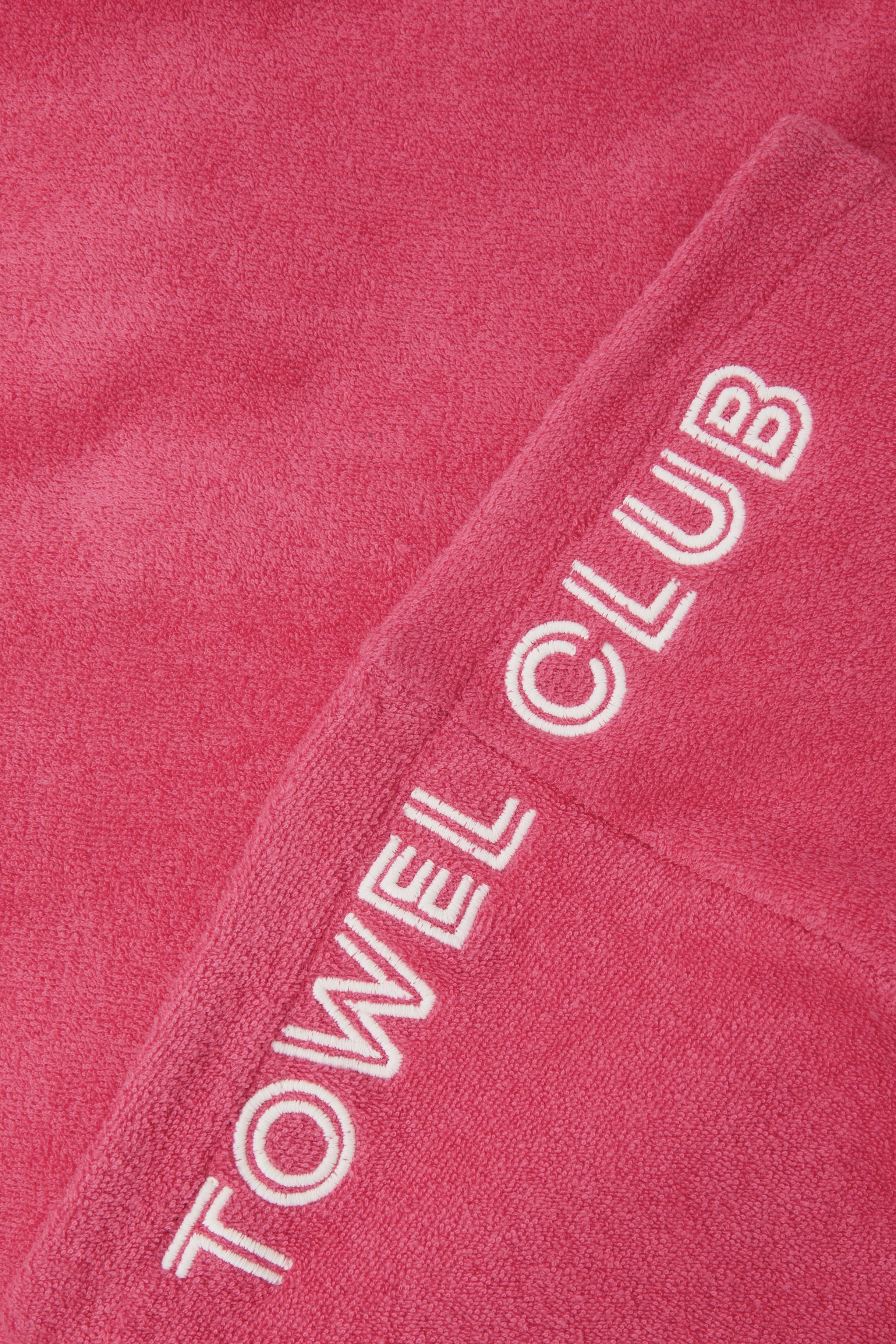 Towel Club Short Fitted Jumpsuit Dark Pink