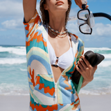 Towel Club Short Fitted Jumpsuit Print