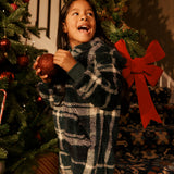 Puppy Kids Jumpsuit Green Check