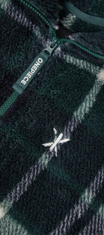 Puppy Kids Jumpsuit Green Check