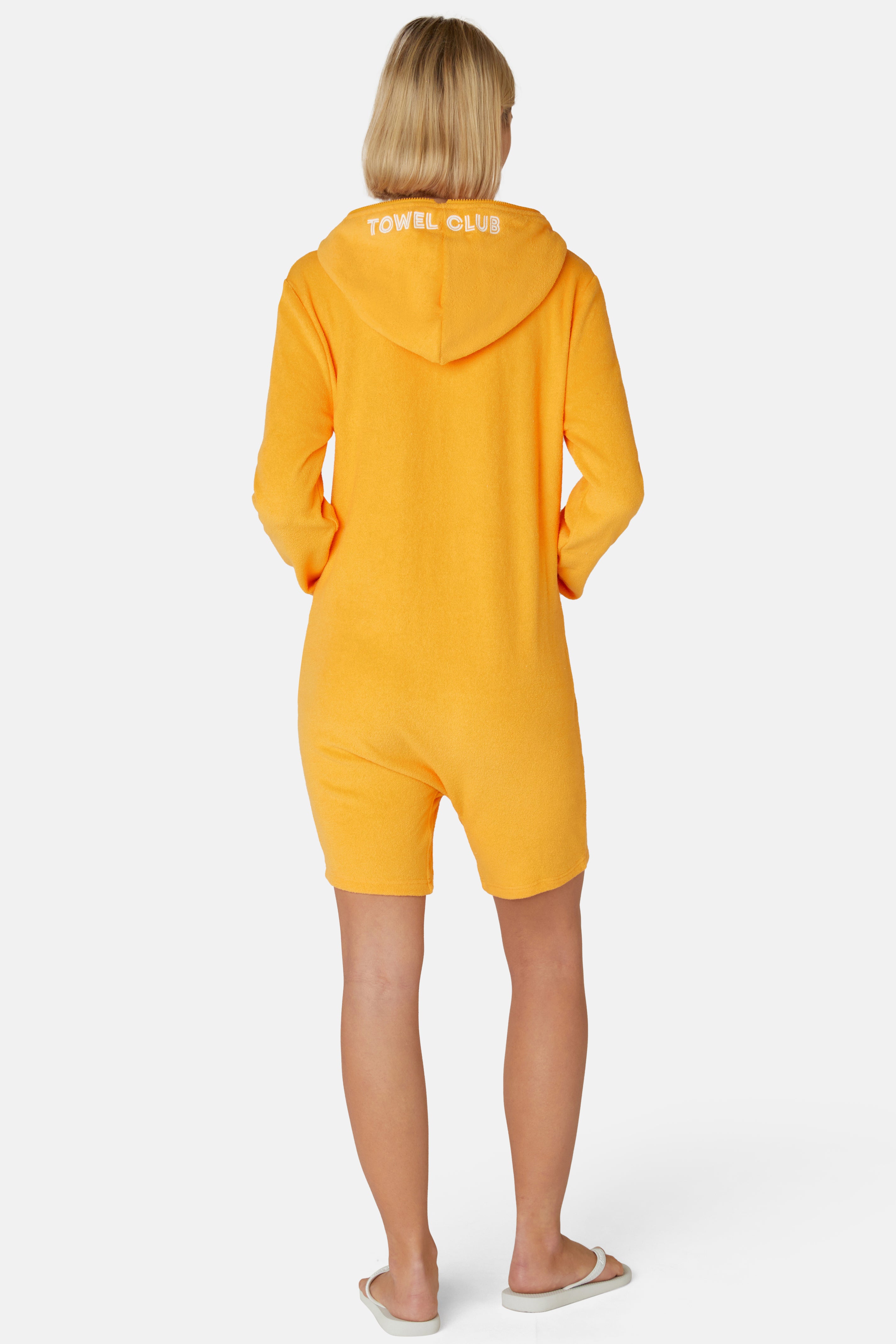 Towel Club X Onepiece Towel Jumpsuit Orange