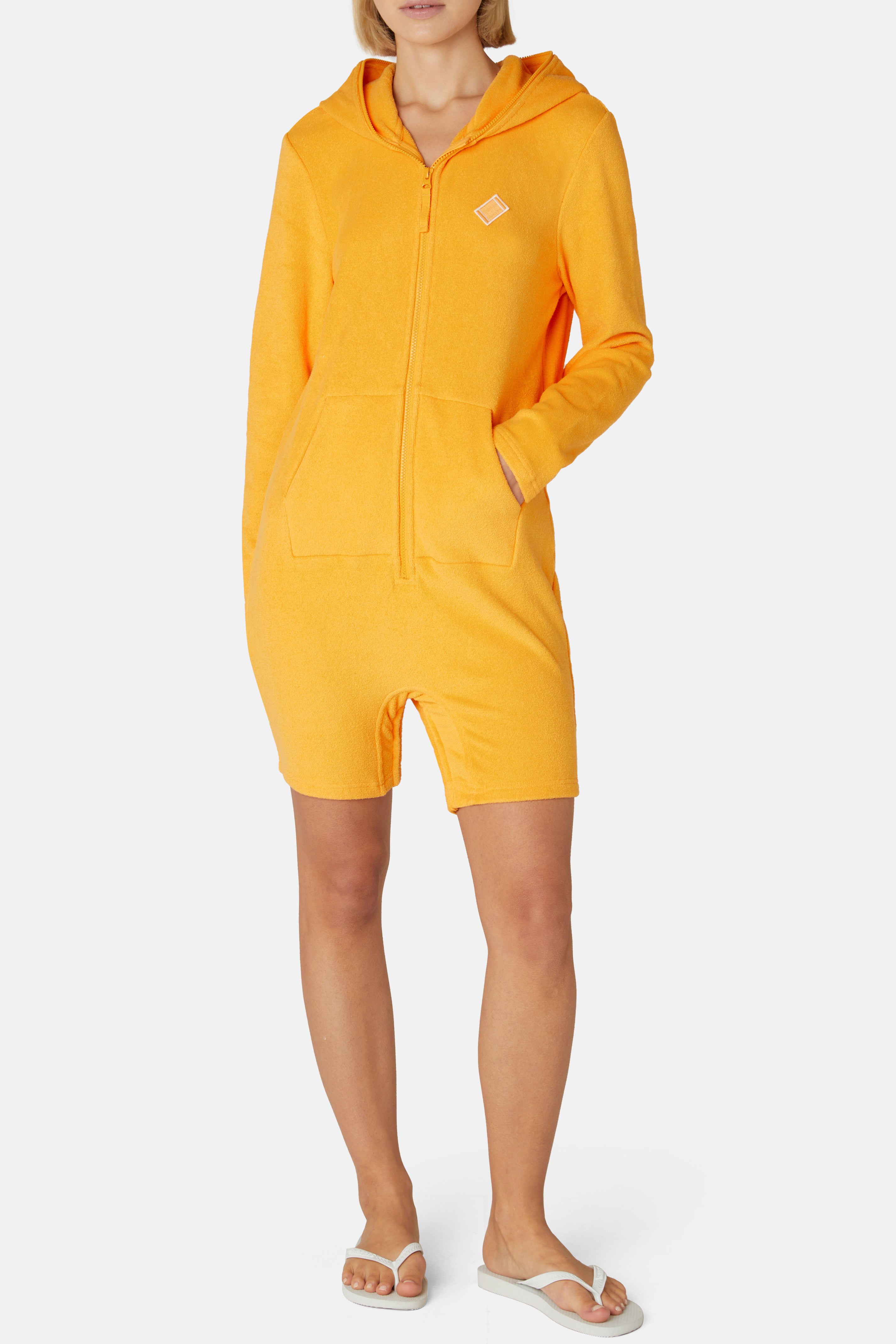 Towel Club X Onepiece Towel Jumpsuit Orange