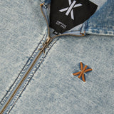 Denim Straight Stretch Jumpsuit Blue