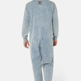 Denim Straight Stretch Jumpsuit Blue