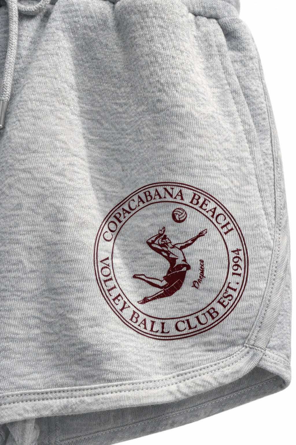 Sporty Basic Short Female Jumpsuit Grey Melange