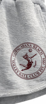 Sporty Basic Short Female Jumpsuit Grey Melange