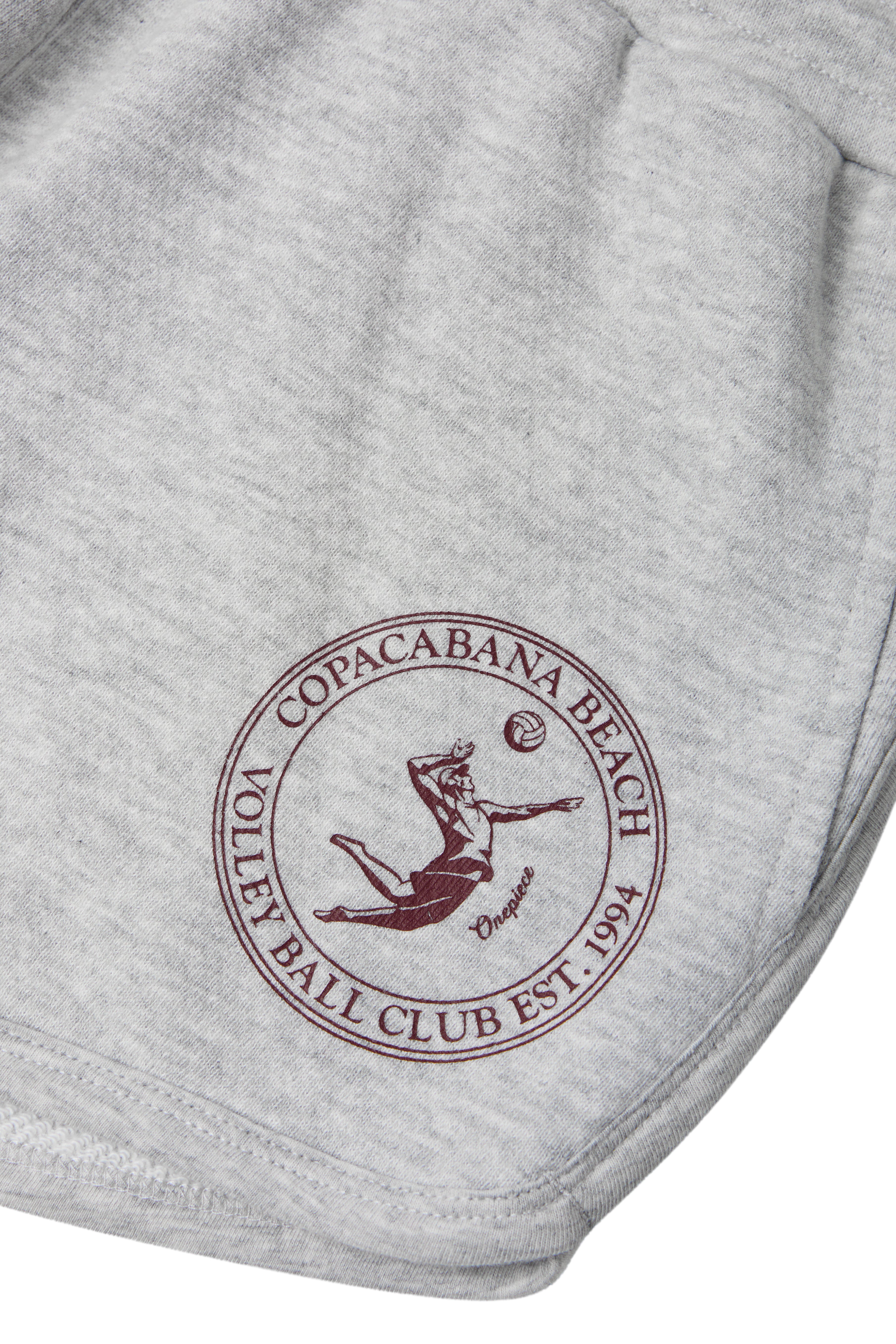 Sporty Basic Short Female Jumpsuit Grey Melange