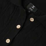 Summer Cable Flared Jumpsuit Black