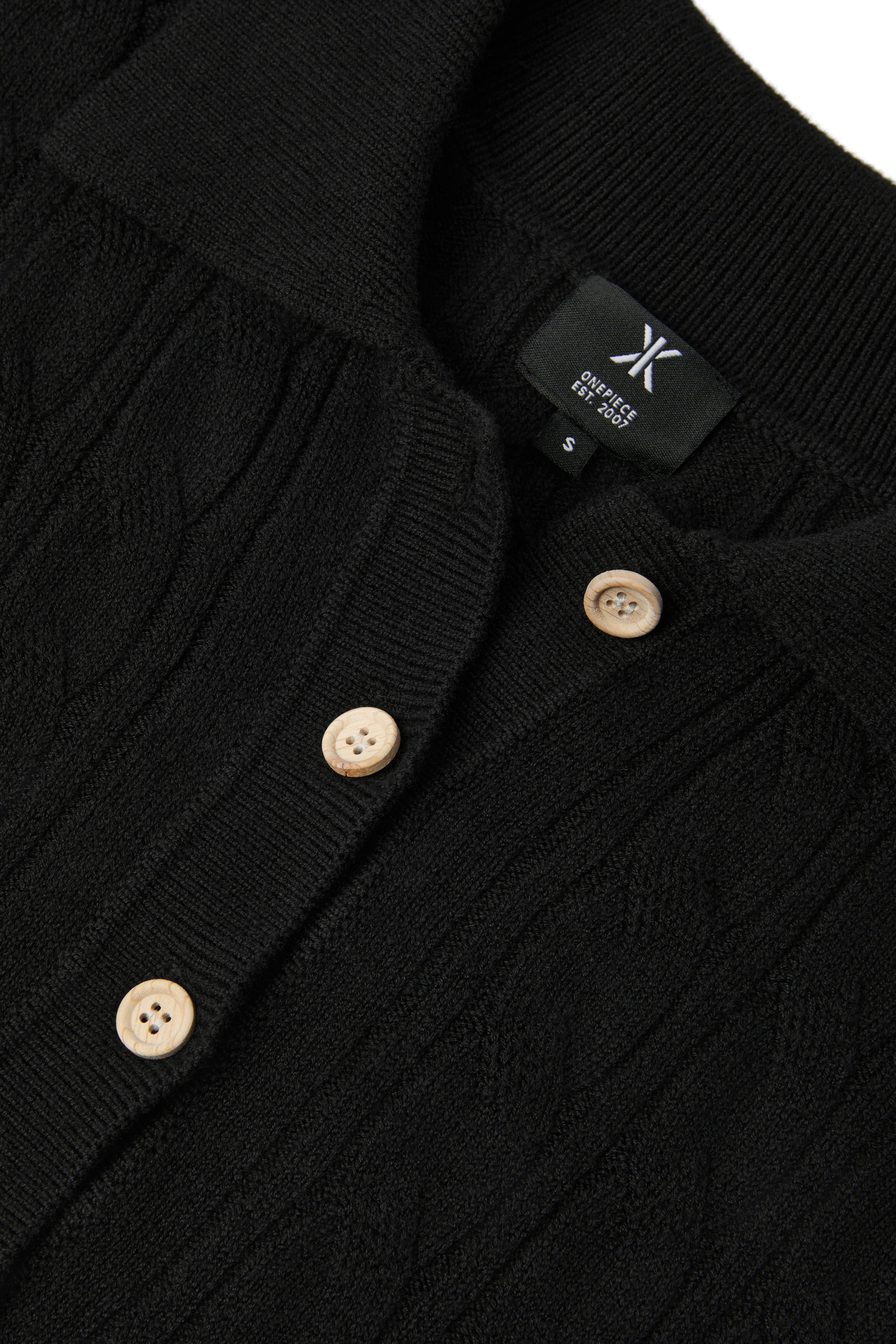 Summer Cable Flared Jumpsuit Black