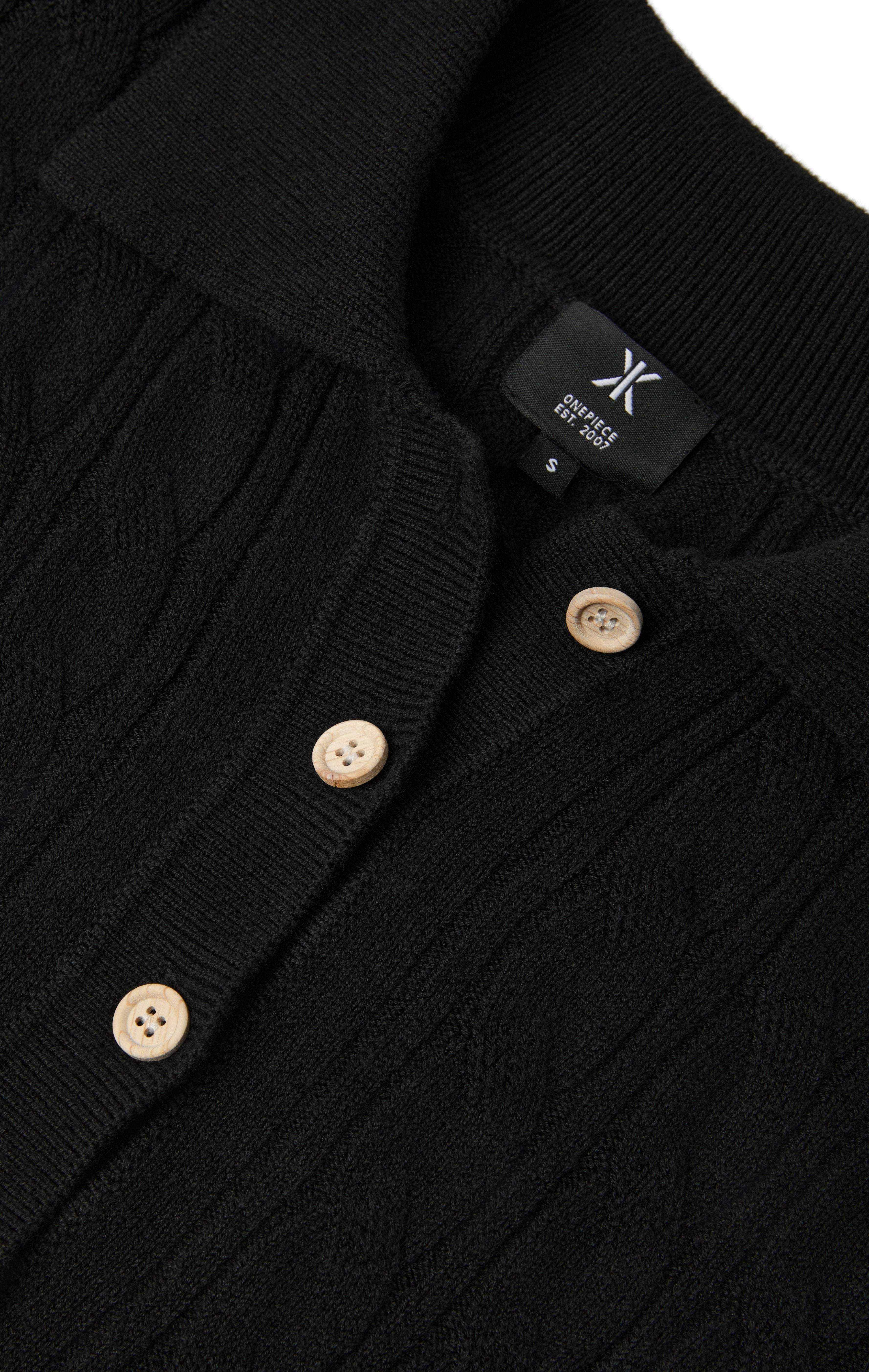 Summer Cable Flared Jumpsuit Black