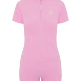Towel Club Short Fitted Jumpsuit Light Pink