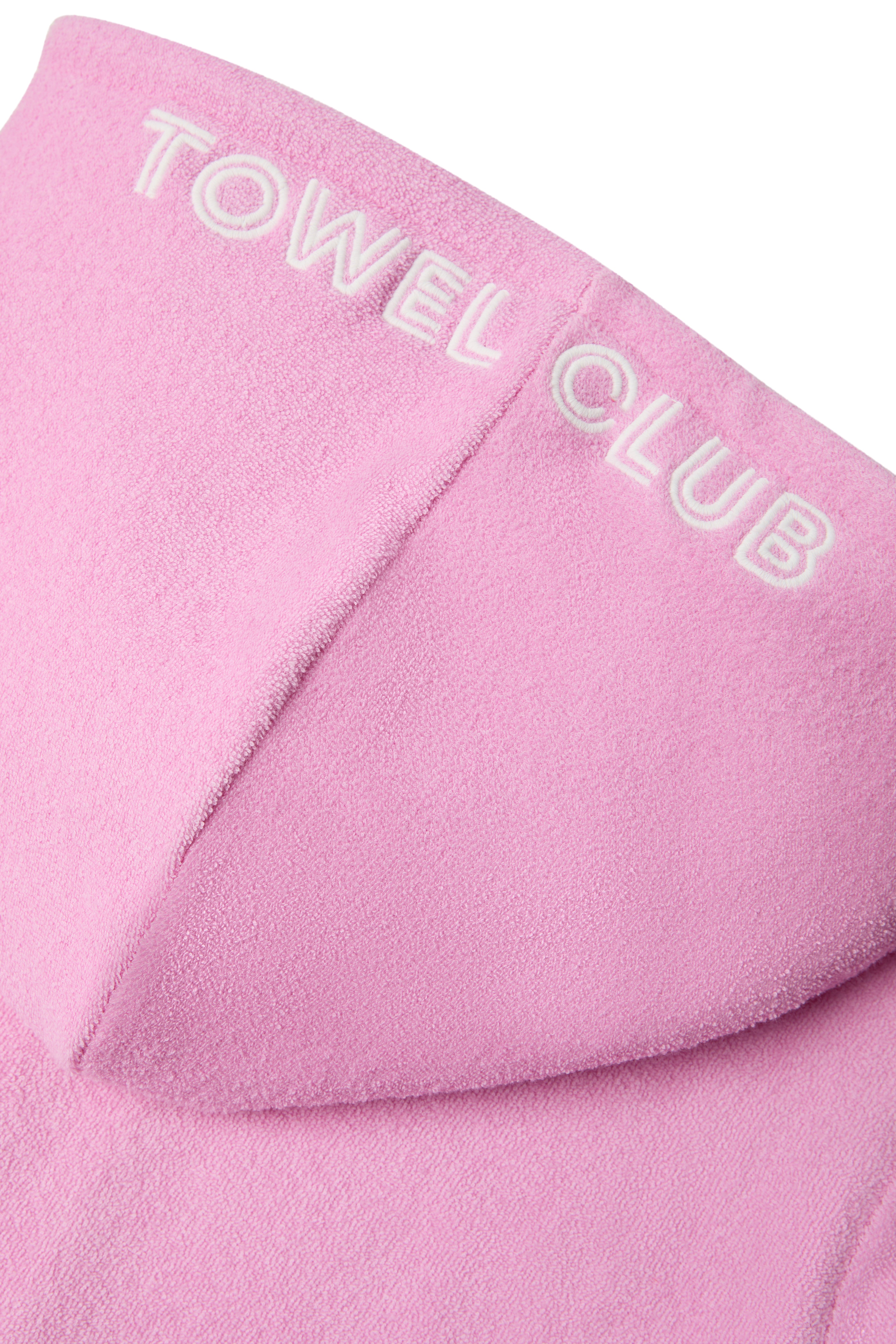 Towel Club Short Fitted Jumpsuit Light Pink