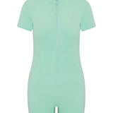 Towel Club Short Fitted Jumpsuit Pastel Green