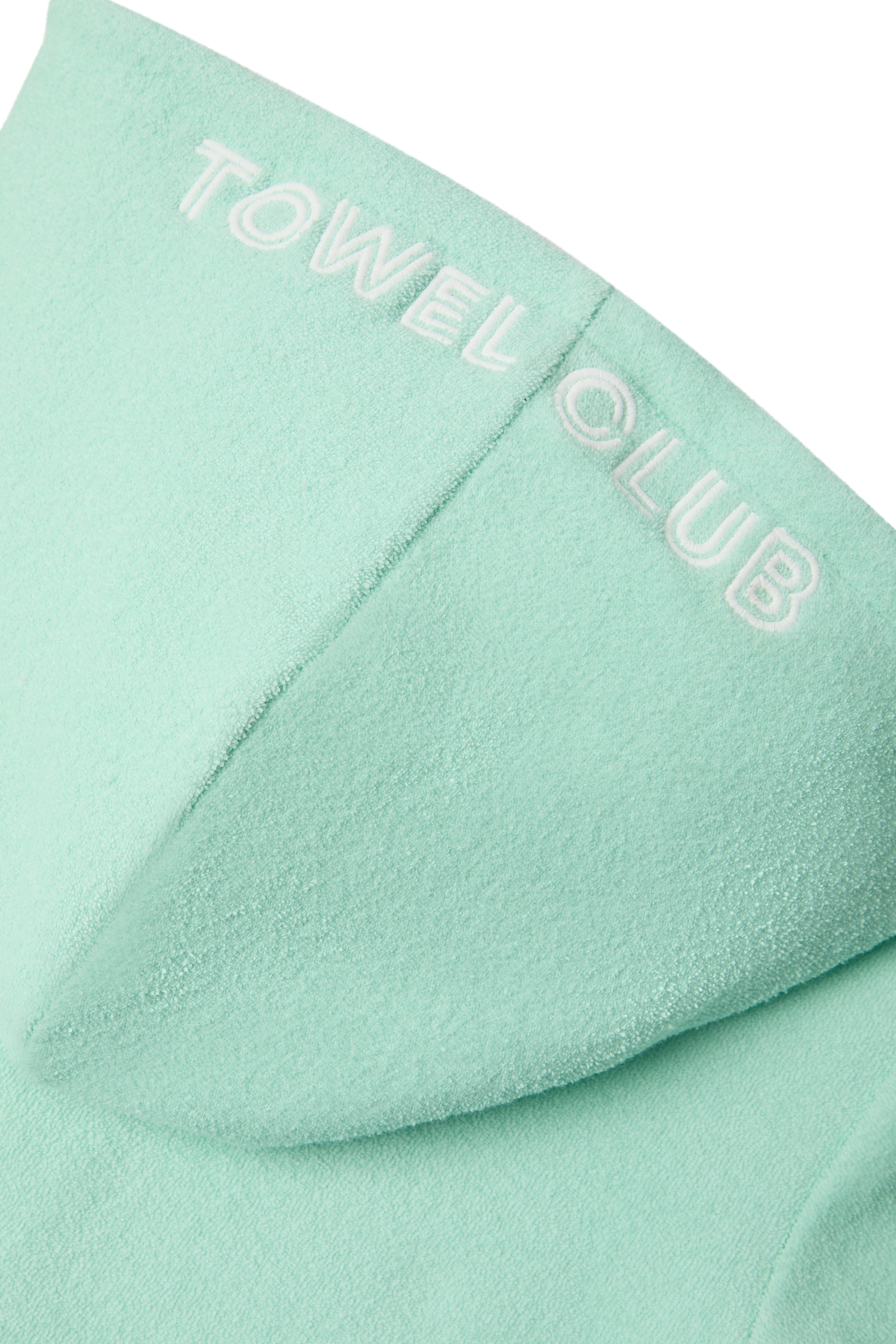 Towel Club Short Fitted Jumpsuit Pastel Green
