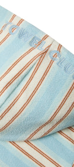 Towel Club Short Fitted Jumpsuit Stripe