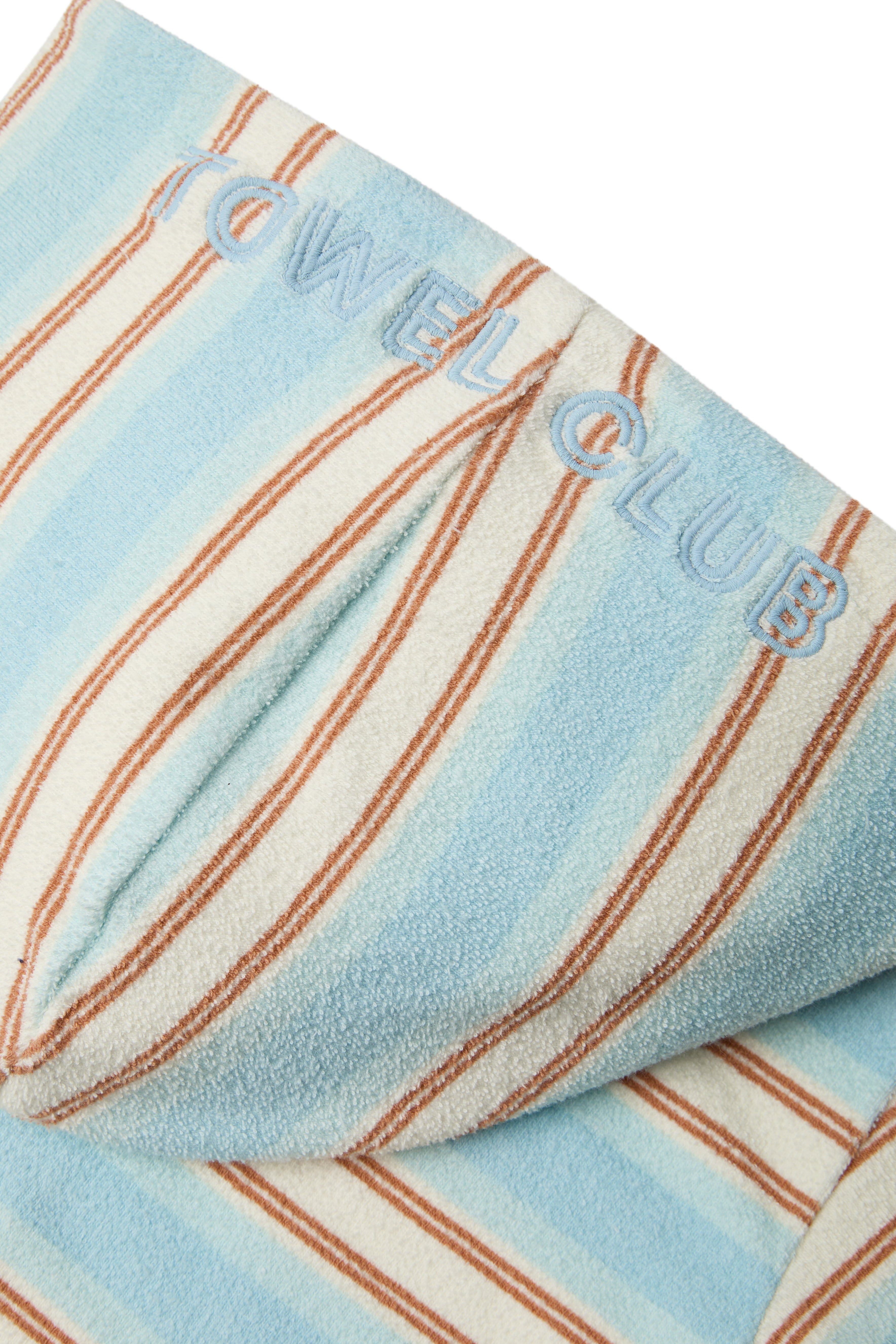 Towel Club Short Fitted Jumpsuit Stripe