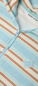 Towel Club Short Fitted Jumpsuit Stripe