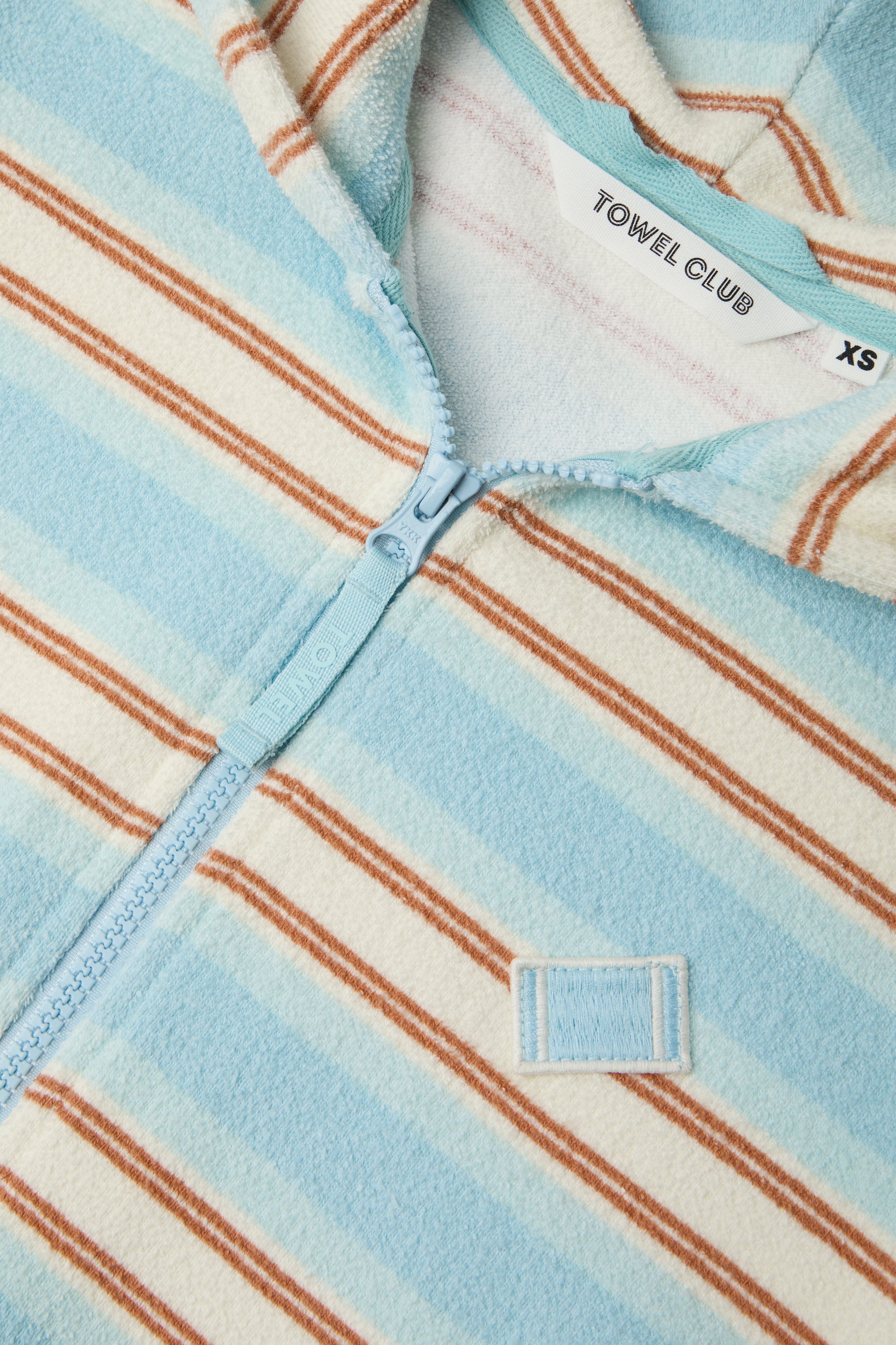 Towel Club Short Fitted Jumpsuit Stripe