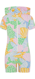 Towel Club Short Fitted Jumpsuit Print