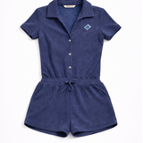 Towel Club Retro Short Female Jumpsuit Navy