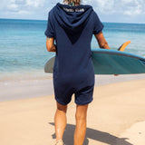 Towel Club Shortsleeve Jumpsuit Navy