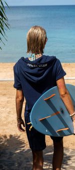 Towel Club Shortsleeve Jumpsuit Navy