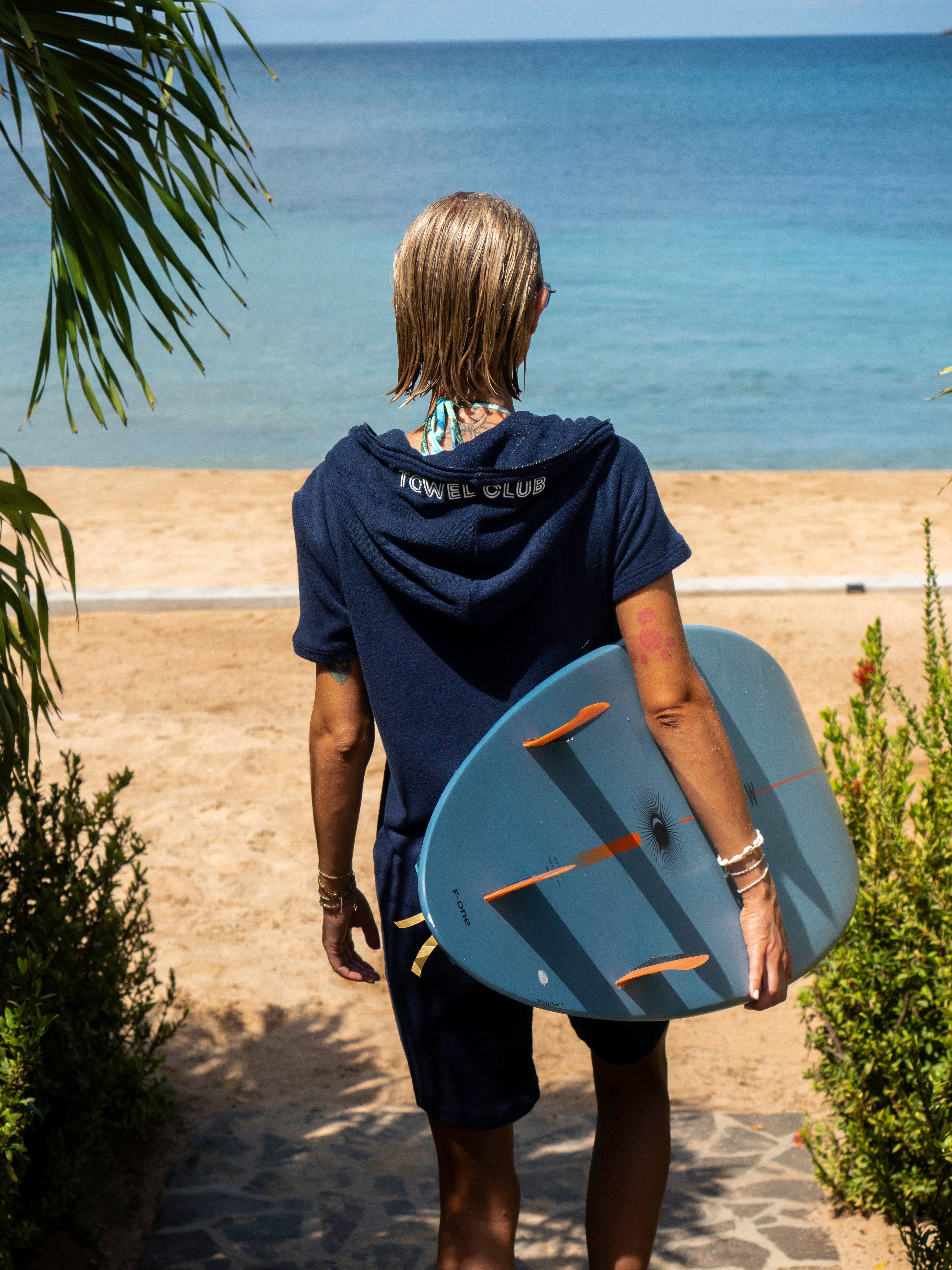 Towel Club Shortsleeve Jumpsuit Navy