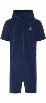 Towel Club Shortsleeve Jumpsuit Navy